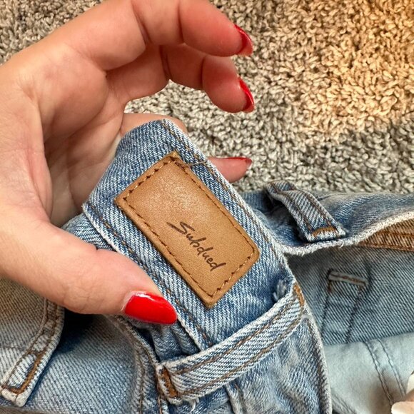 Subdued Women's Blue Jeans - Picture 2 of 4